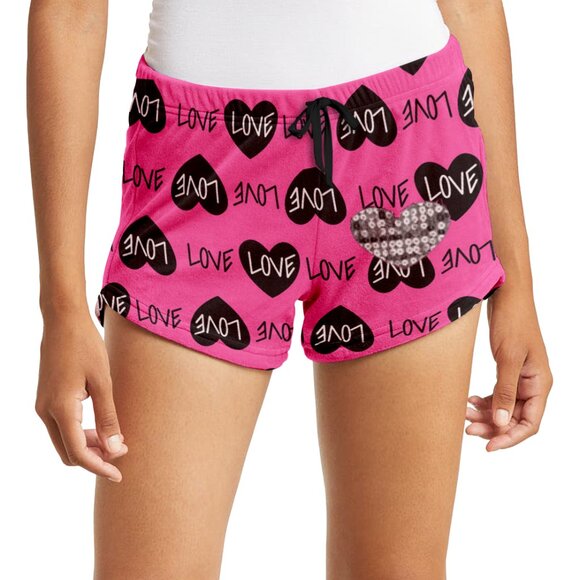 Women's Soft Comfy Breathable Velour Velvet Shorts with Flexible Drawstring Fit - Picture 4 of 16